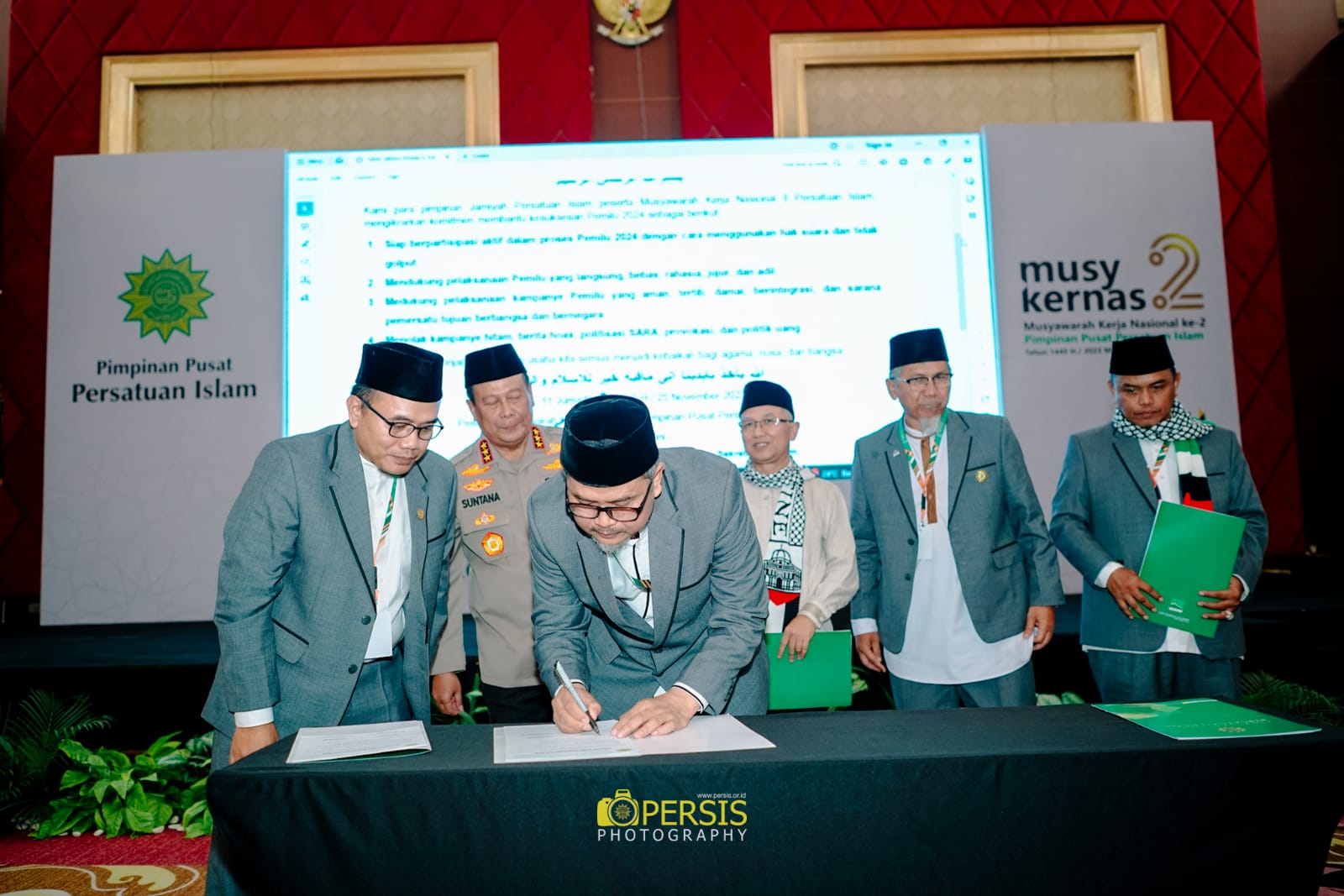 Respon Kontestasi Pemilu, PP PERSIS Deklarasikan Pemilu Damai di Muskernas